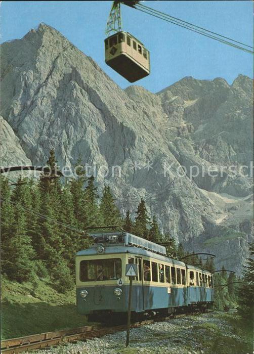 Zugspitzbahn Bayern Zahnradbahn Seilbahn Zugspitzgip