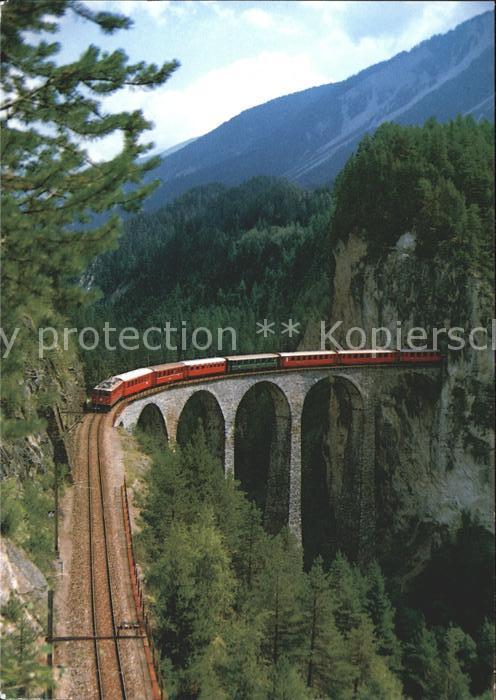 Viadukte Viaduc Landwasser-Viadukt Bernina-Express