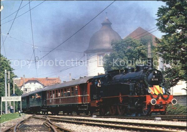 Lokomotive Tenderlokomotive 75 1118 Ettlingen