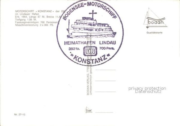 Motorschiffe Konstanz Lindau Hafen – Bild 2