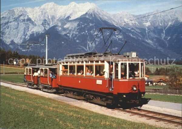 Strassenbahn Sonderzug Tirol Museumsbahn Triebwagen