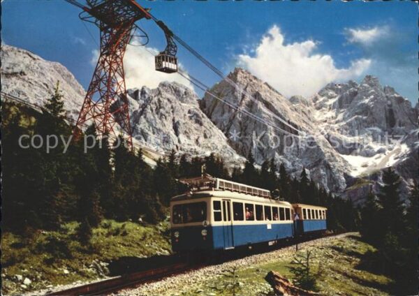 Zugspitzbahn Bayern Zahnradbahn Seilbahn Zugspitzgip