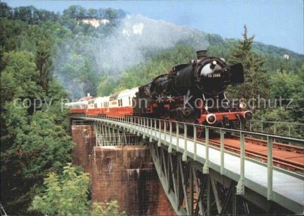 Lokomotive Sauschwänzlebahn Lok 50 2988 Wutachbrüc