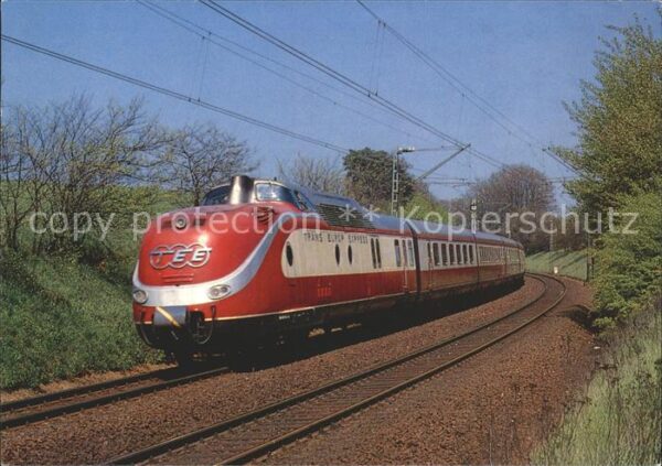 Eisenbahn Diesel-Schnelltriebwagenzug 601 014 Tee