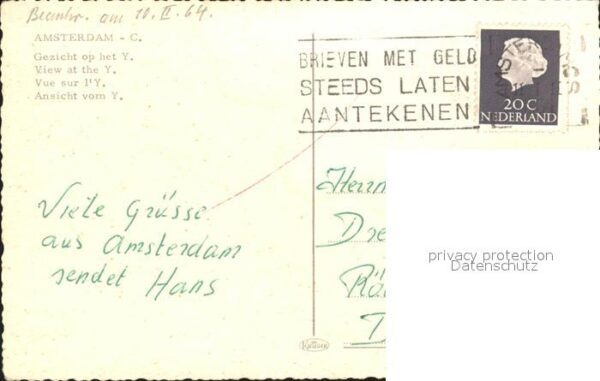 Amsterdam Niederlande Gezicht op het Y – Bild 2