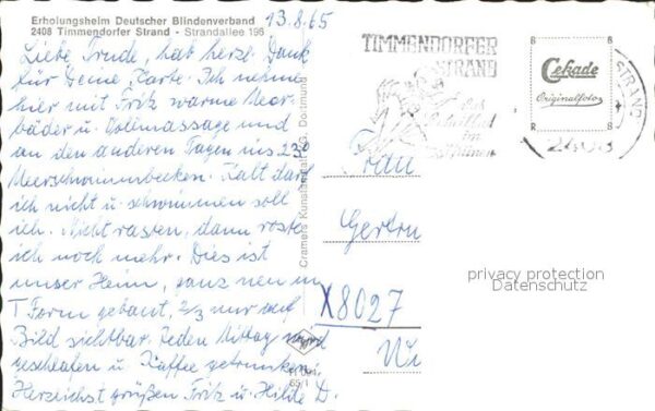 Timmendorfer Strand Erholungsheim Deutscher Blindenverband – Bild 2