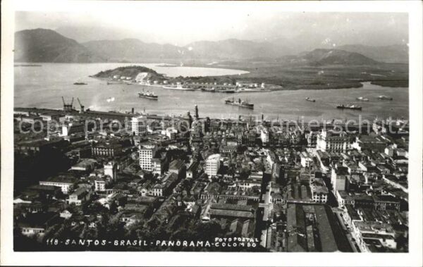 Santos Brazil Panorama Colombo