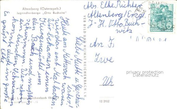 Altenberg Erzgebirge Jugendherberge Otto Buchwitz – Bild 2