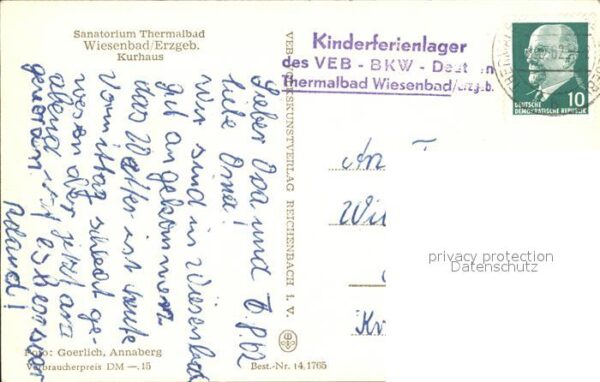 Wiesenbad Sanatorium Thermalbad Kurhaus – Bild 2