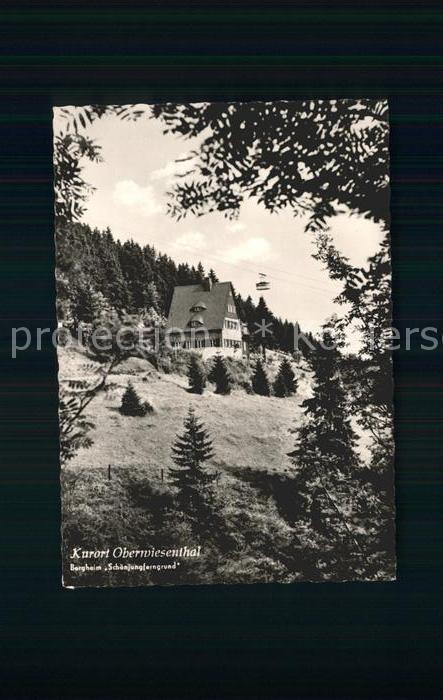 Oberwiesenthal Erzgebirge Bergheim Schönjungferngrund