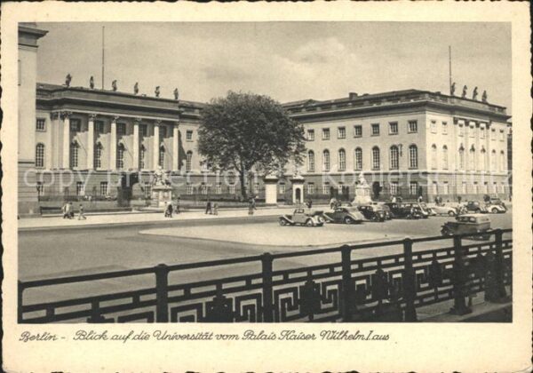 Berlin Universität vom Kaiser Wilhelm Palais g