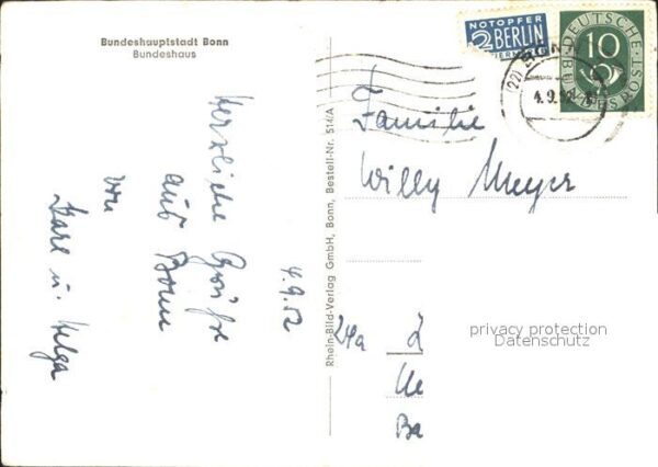Bonn Rhein Bundeshaus – Bild 2