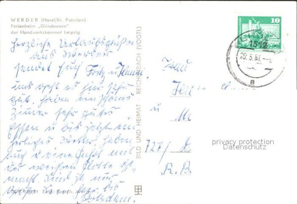 Werder Havel Ferienheim Glindowsee der Handwerkskamm – Bild 2