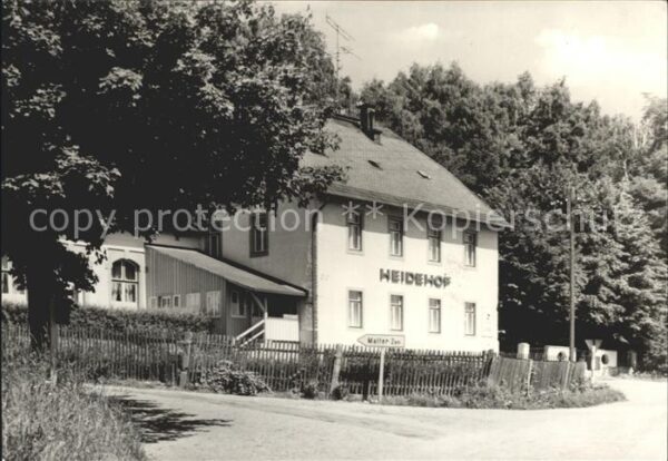 Dippoldiswalde Osterzgebirge Heidehof Betriebsferienheim der WtB Sta