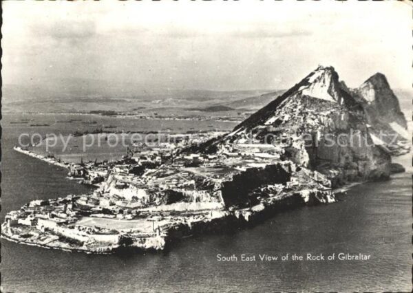 Gibraltar South East View of the Rock of Gibralta