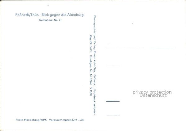 Poessneck Panorama mit der Altenburg – Bild 2