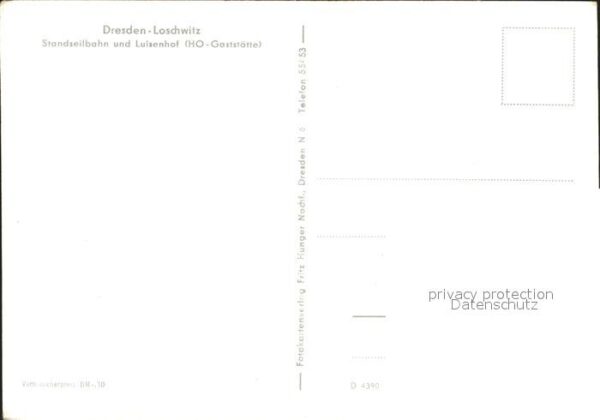 Loschwitz Standseilbahn und Luisenhof HO Gaststät – Bild 2
