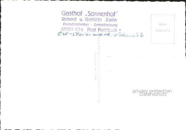 Fischbach Steiermark Pension Sonnenhof – Bild 2