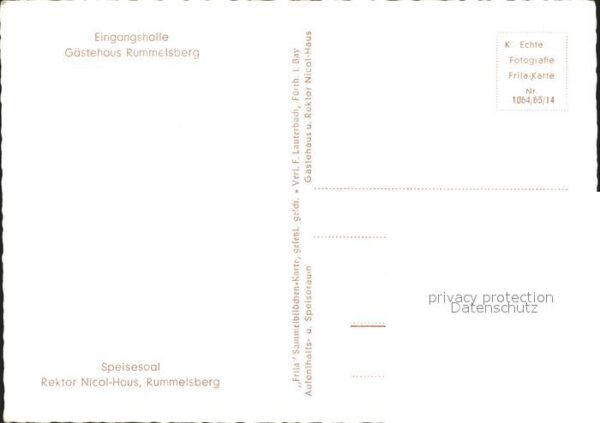 Rummelsberg Gästehaus Rummelsberg Halle Gasträume – Bild 2