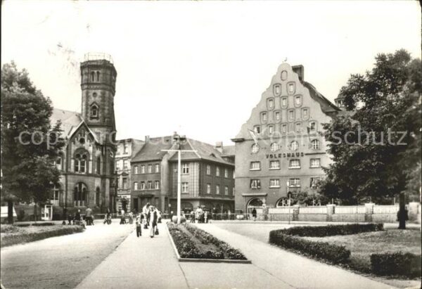 Aschersleben Post und Volkshaus