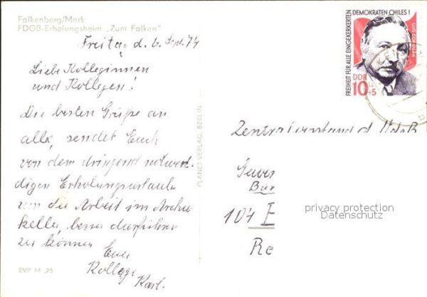 Falkenberg Altmark FDGB Erholungsheim Zum Falken – Bild 2