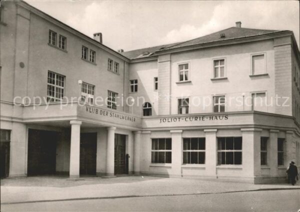 Riesa Sachsen Klubhaus der Stahlwerker