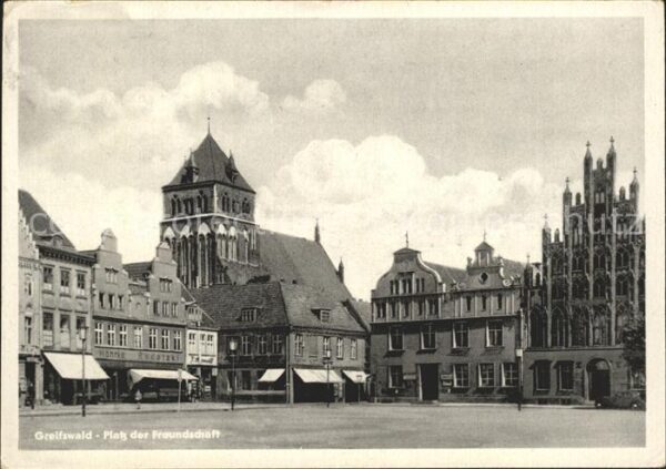 Greifswald Mecklenburg Vorpommern Platz der Freundschaft