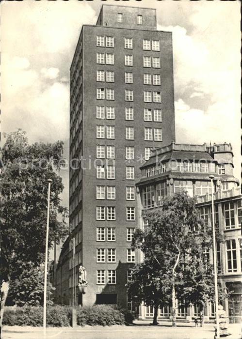 Jena Hochhaus des VEB Carl Zeiss