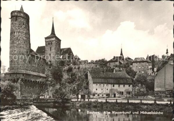 Bautzen Alte Wasserkunst und Michaeliskirche