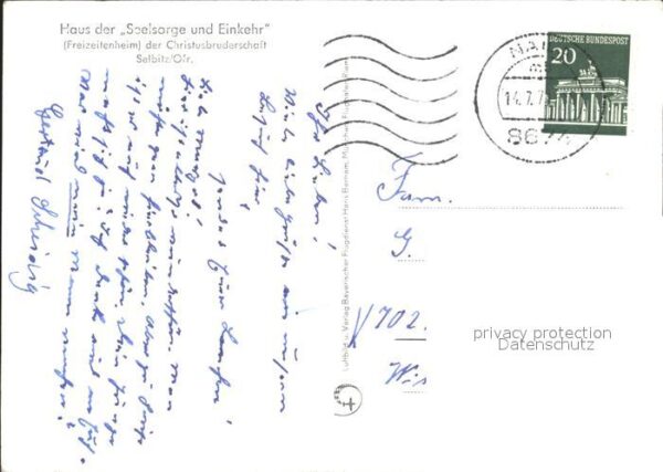 Selbitz Oberfranken Haus der Seelsorge und Einkehr Fliegera – Bild 2
