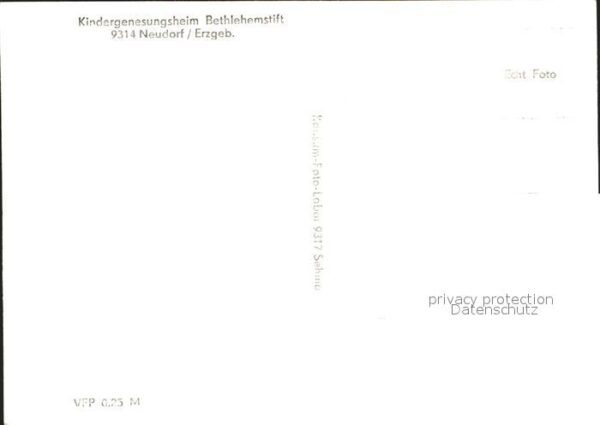 Neudorf Erzgebirge Kindergenesungsheim Bethlehemstift Spie – Bild 2