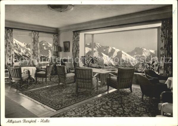 Sonthofen Oberallgaeu Allgäuer Berghof mit Alpe Eck Halle