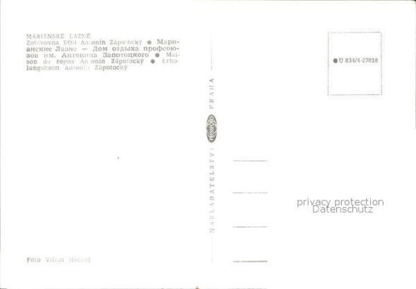 Marianske Lazne Zotavovna ROH Antonin Zapotocky – Bild 2
