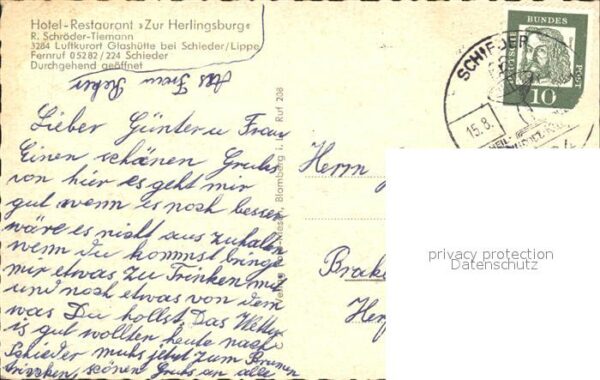 Glashuette Schieder Hotel Restaurant Zur Herlingsburg – Bild 2
