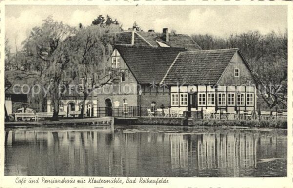 Bad Rothenfelde Cafe und Pensionshaus zur Klostermühle
