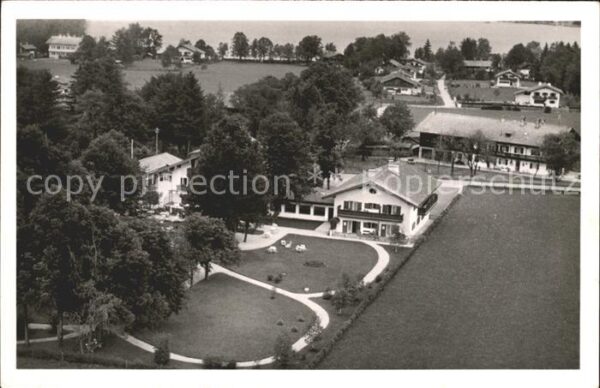 Rottach-Egern Gästehaus Jaedicke Fliegeraufnahme Park
