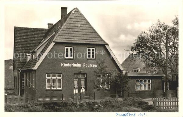 Norddorf Amrum Kinderheim Paulsen