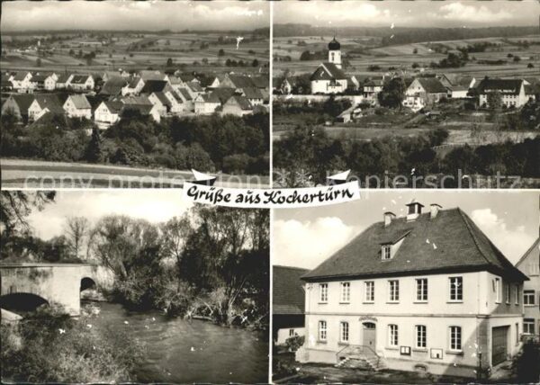 Kochertuern Panorama Kirche Brücke Rathaus
