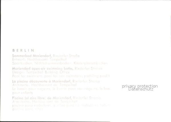 Berlin Sommerbad Mariendorf – Bild 2