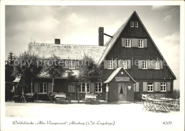 Altenberg Erzgebirge Waldschänke Altes Raupennest
