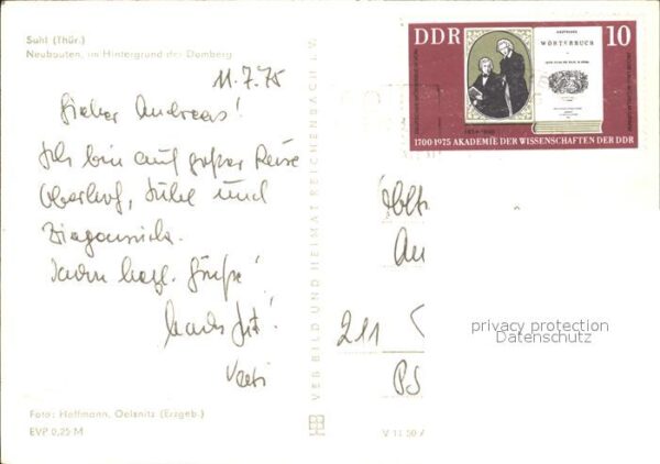 Suhl Thueringer Wald Neubauten mit Domberg – Bild 2
