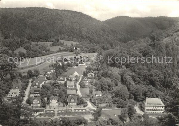 Schwarzburg Thueringer Wald Totalansicht