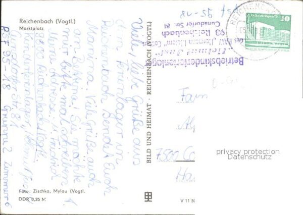 Reichenbach Vogtland Marktplatz – Bild 2