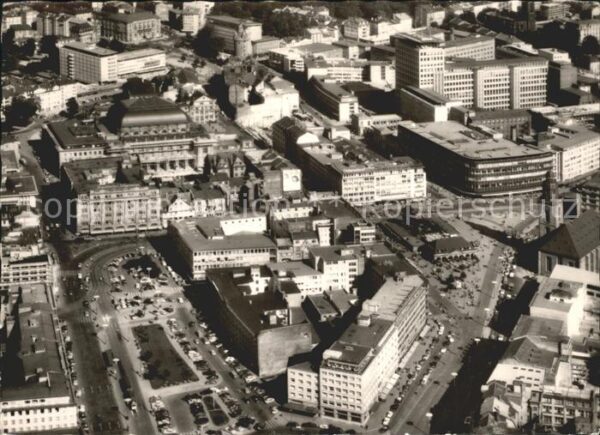 Frankfurt Main Innenstadt Fliegeraufnahme
