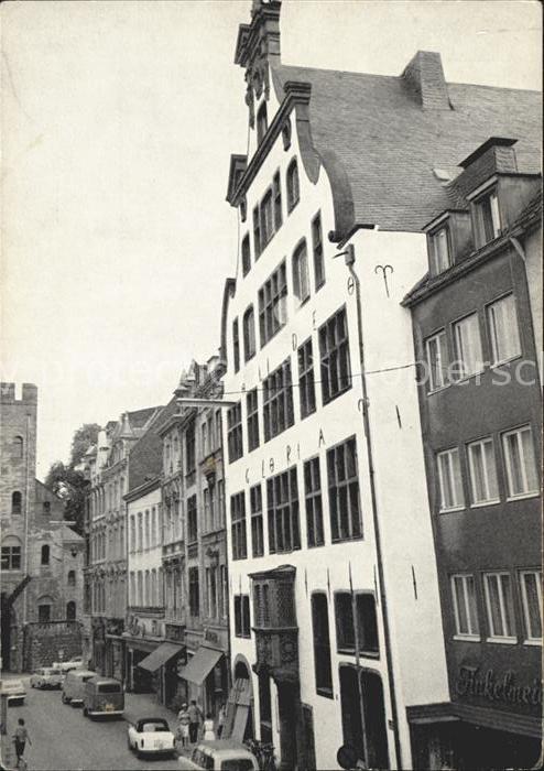 Koeln Rhein Haus Balchem Historisches Gasthaus aus