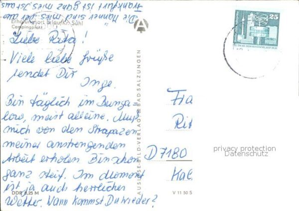 Erlau Thueringen Campingplatz – Bild 2