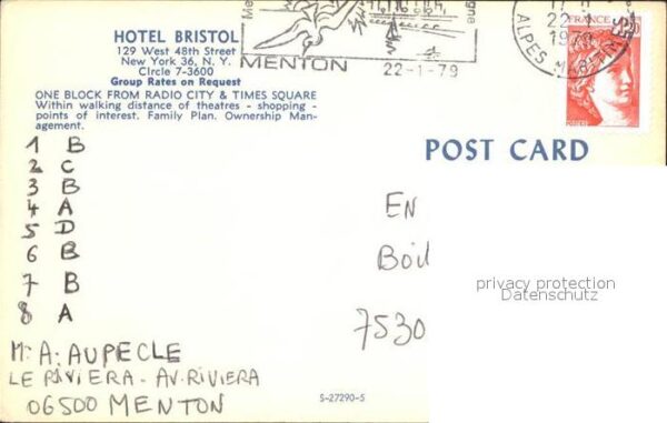 New York City Hotel Bristol – Bild 2