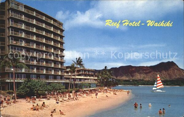 Waikiki Reef Hotel Beach