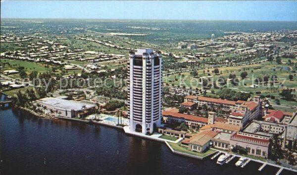 Boca Raton Great Hall Garden Pool Tower Marina His