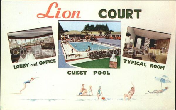St Augustine Lion Motor Court Lobby Office Swimming